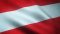 A closeup shot of the waving flag of Austria with interesting textures